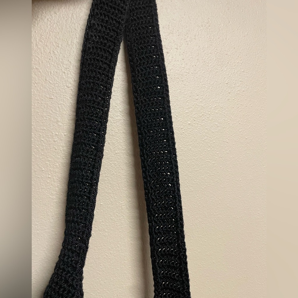 The Sak Knit Crochet Hobo Crossbody Bag Boho 90s - Picture 3 of 7